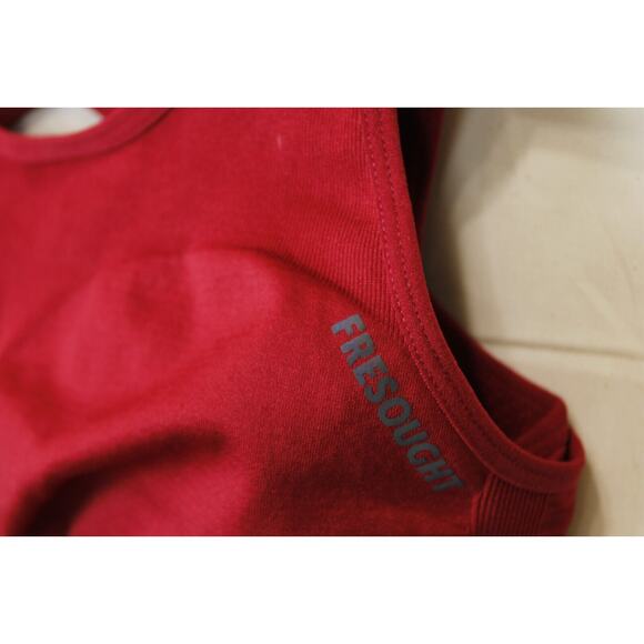 Fresought Activewear Sport Bra Padded Wicking Women M Athleisure Top Burgundy - Picture 2 of 8